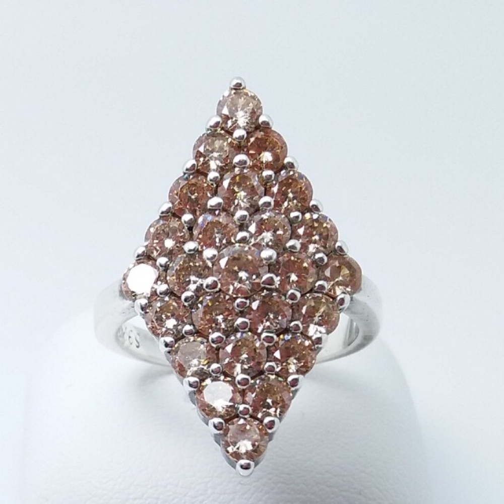Ladies 925 Silver Cubic Zirconia Ring